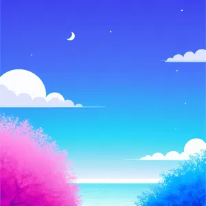 Snowy Starry Night - Winter Sky Wallpaper