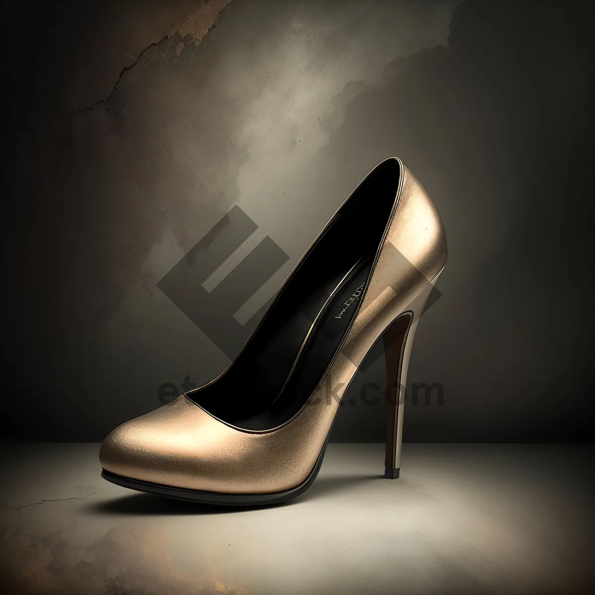 Picture of Sleek Leather Men's Shoe Pair with Shiny Heels