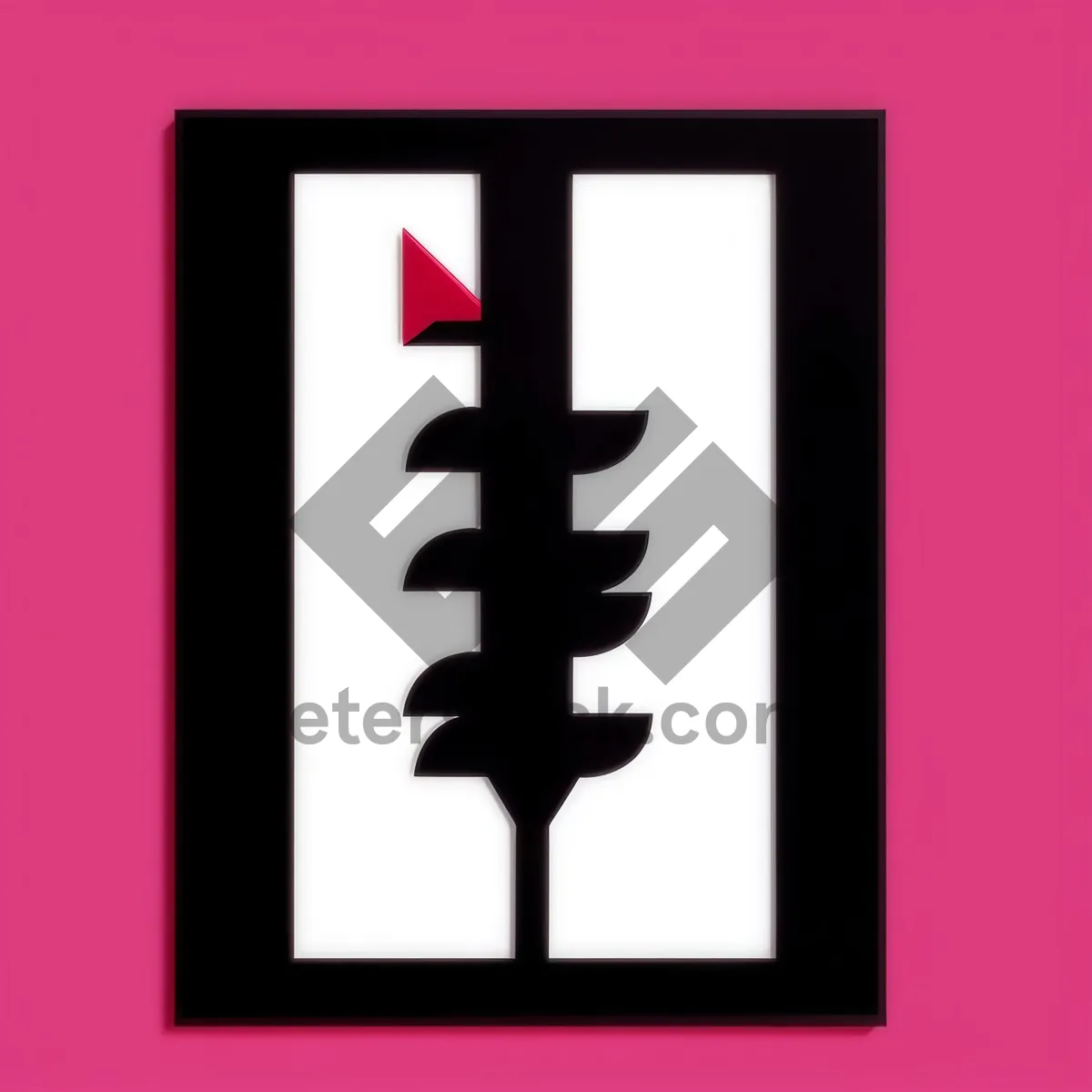 Picture of Symbolic Graphic Design: Artful Decorative Sign