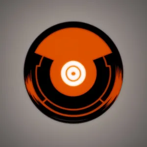 Shiny DJ Music Icon - Digital Disk Jockey Design