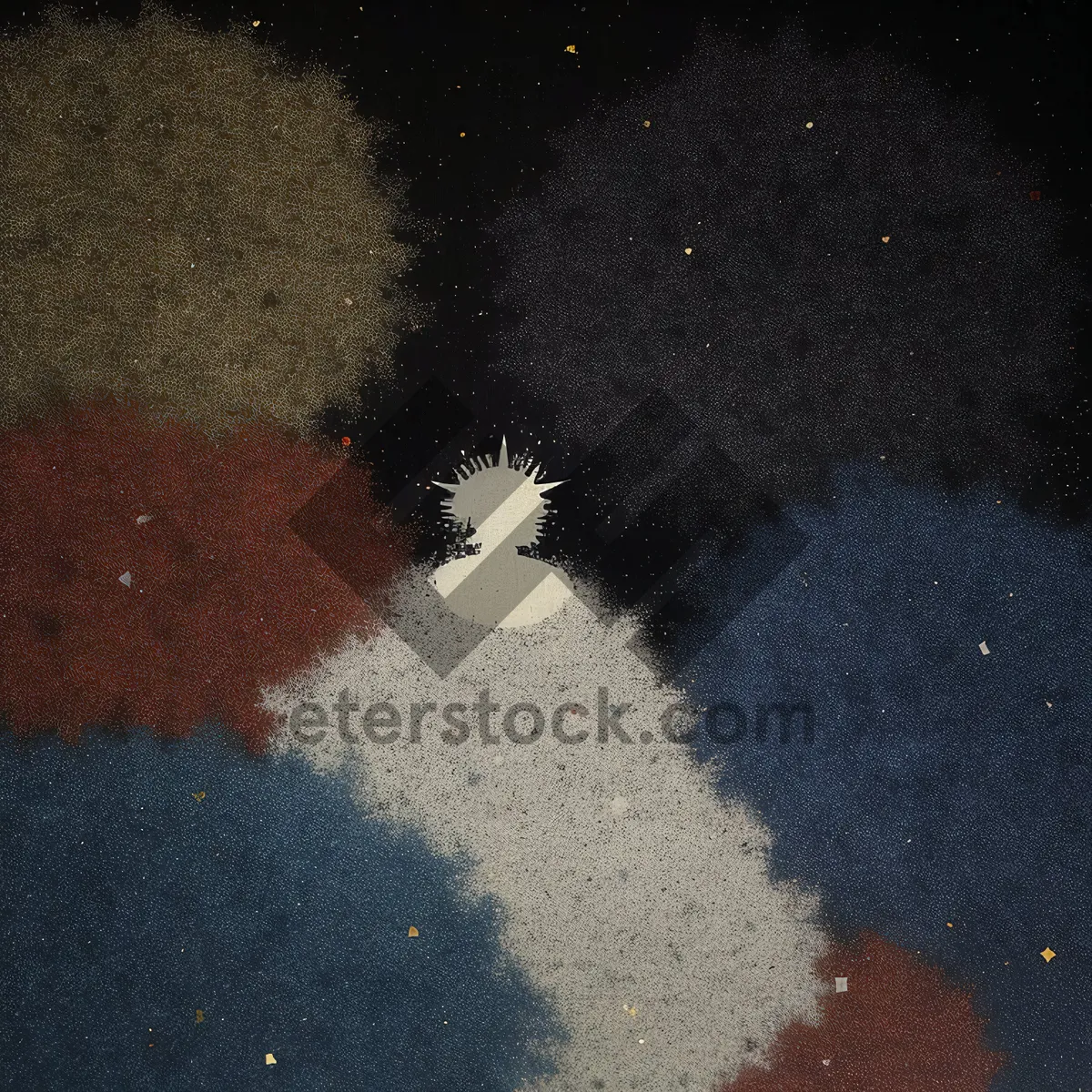 Picture of Starry Night Sky - Celestial Texture and Space Pattern