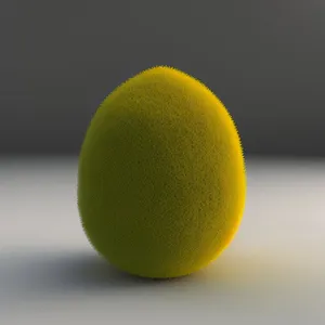 Fresh Yellow Citrus Fruit and Tennis Ball