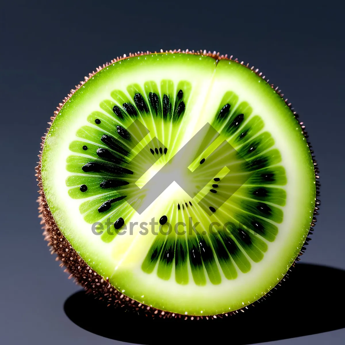 Picture of Fresh, Juicy Kiwi Slice Bursting with Vitamin Goodness