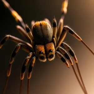 Close-up of Arachnid - Invertebrate Spider