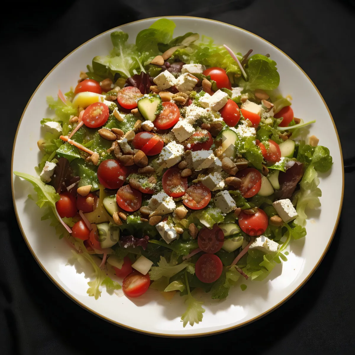 Picture of Fresh and Delicious Vegetarian Bean Salad