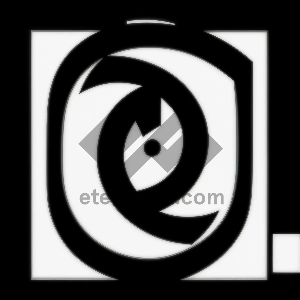 Picture of Modern Black Shine Web Button Icon