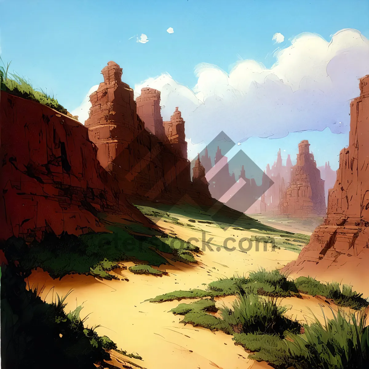 Picture of Majestic Southwest Canyon Landscape