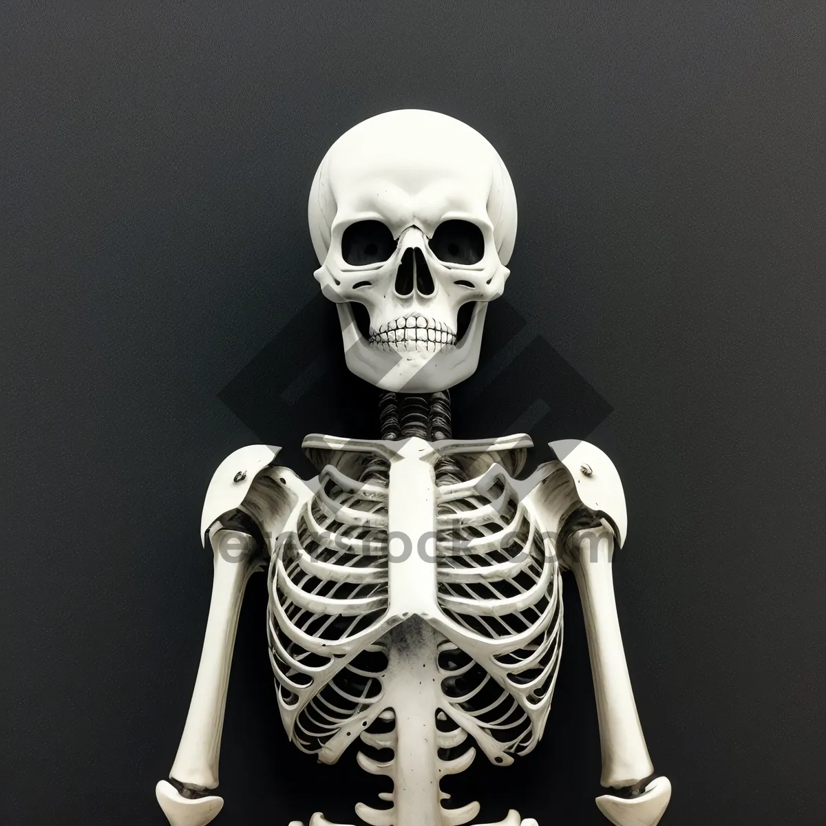 Picture of Spooky Skeletal Figure Sculpture: Anatomy of Death