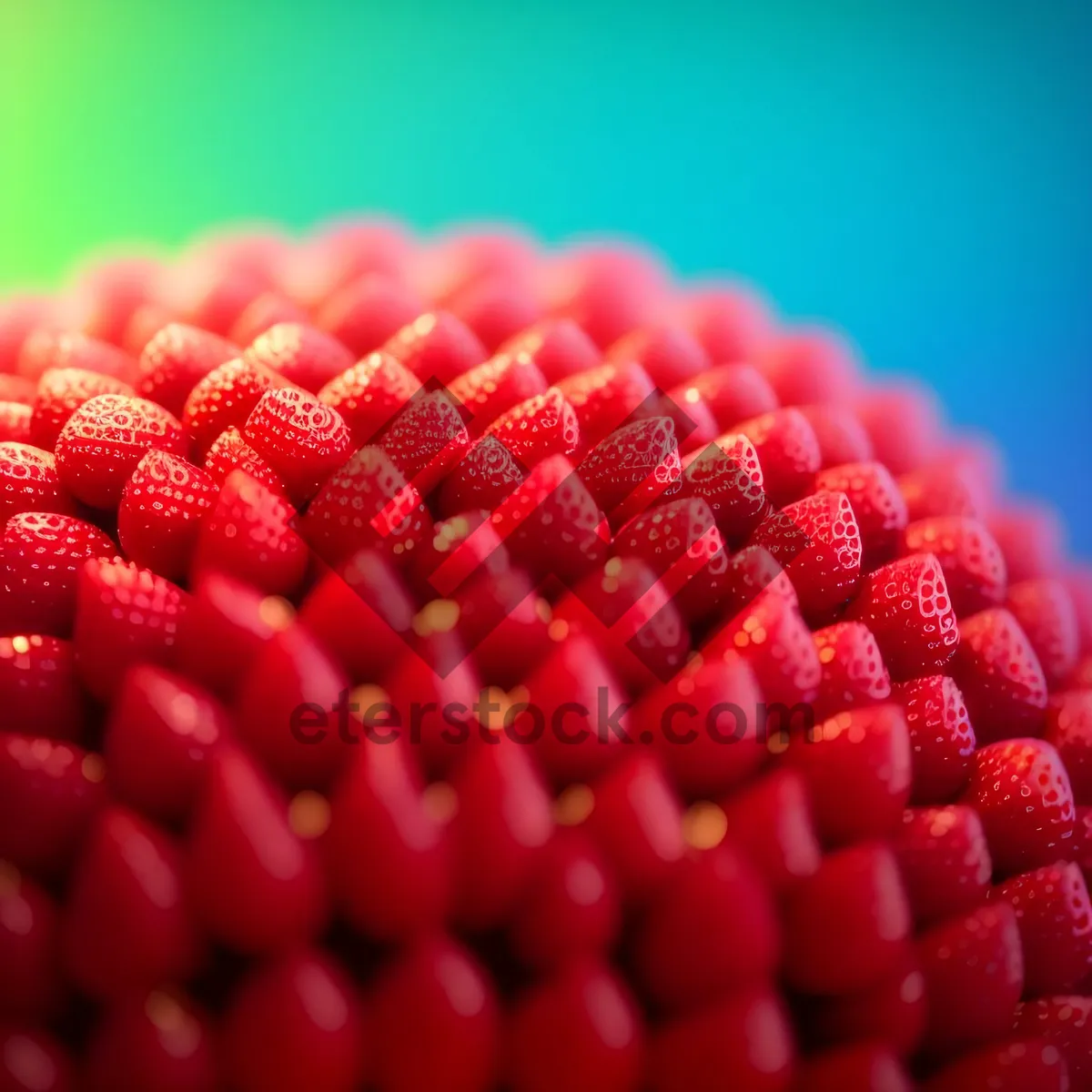 Picture of Sweet Raspberry Delight - Close Up of Healthy Fruit