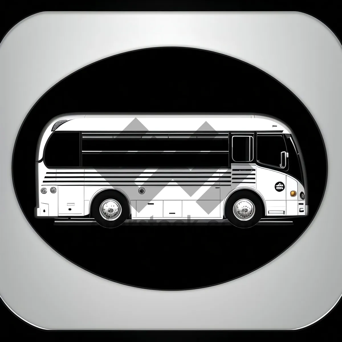 Picture of Modern Black Car Headlight: Shiny Transportation Icon