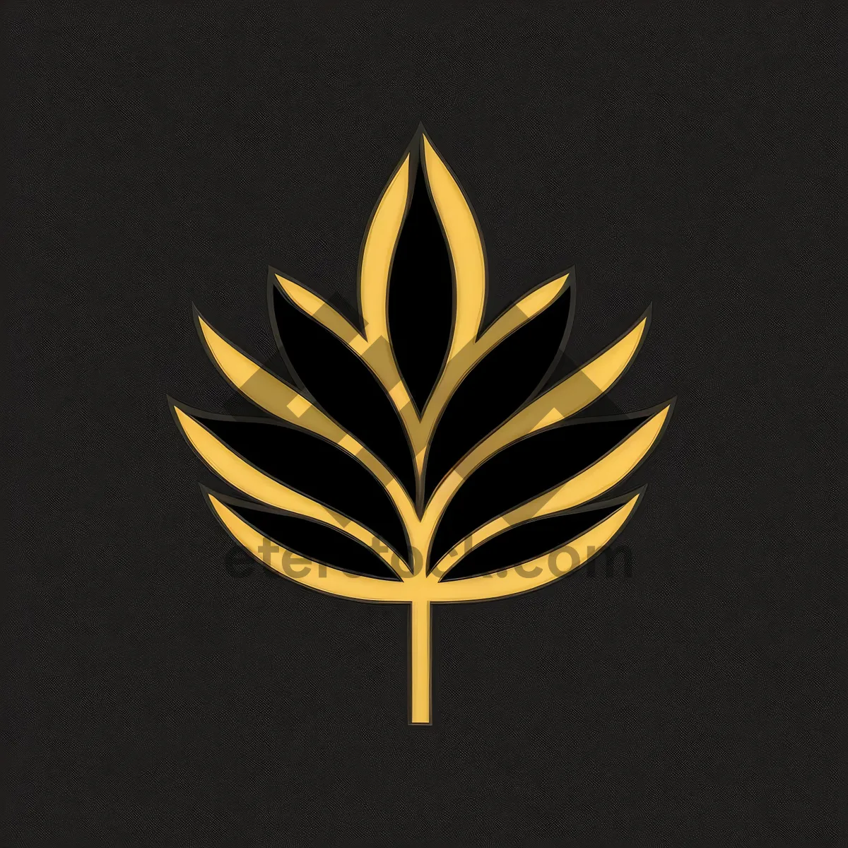 Picture of Artistic Lotus Leaf Design with Seedling Joint