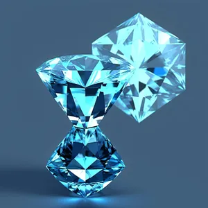 Sparkling Brilliance: A Transparent Diamond Gem Gift