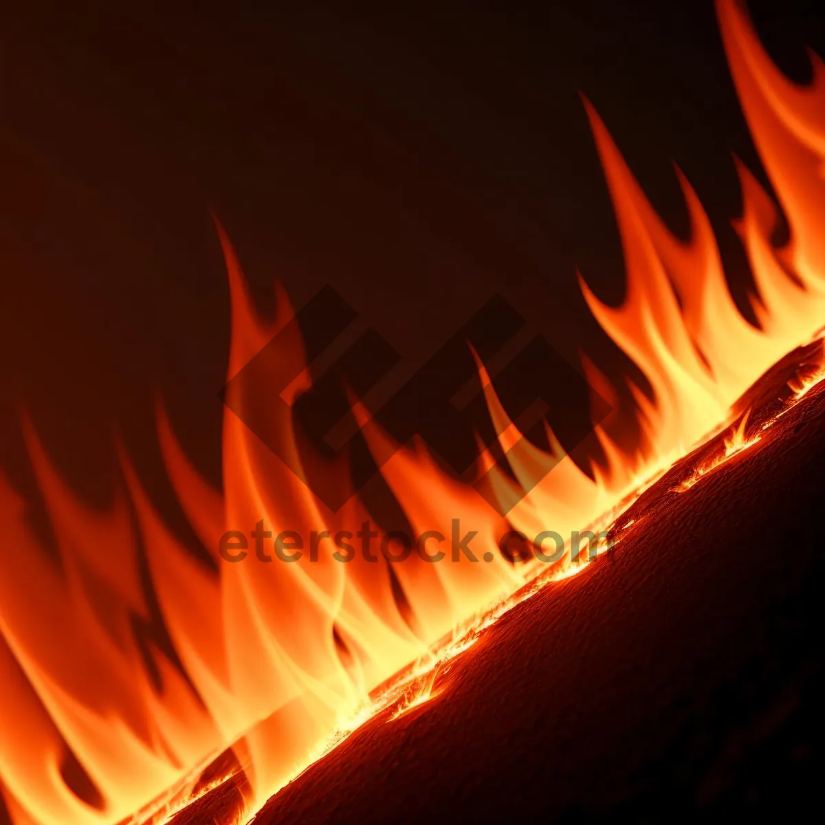 Picture of Fiery Inferno: Blazing Heat and Intense Motion