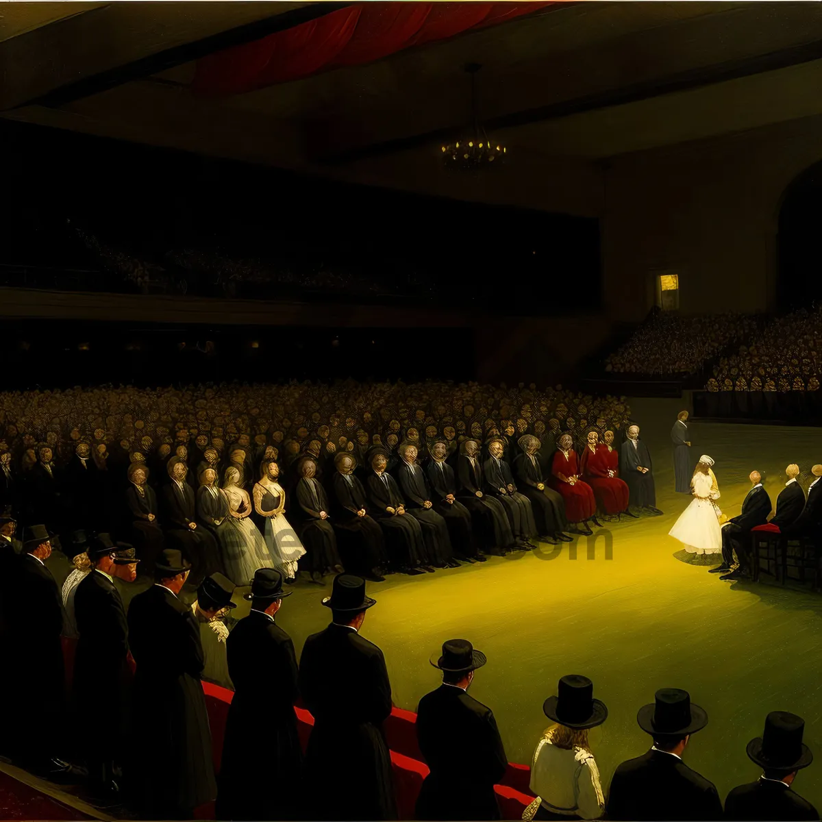 Picture of City Hall Meeting Room Platform Official Conference Venue