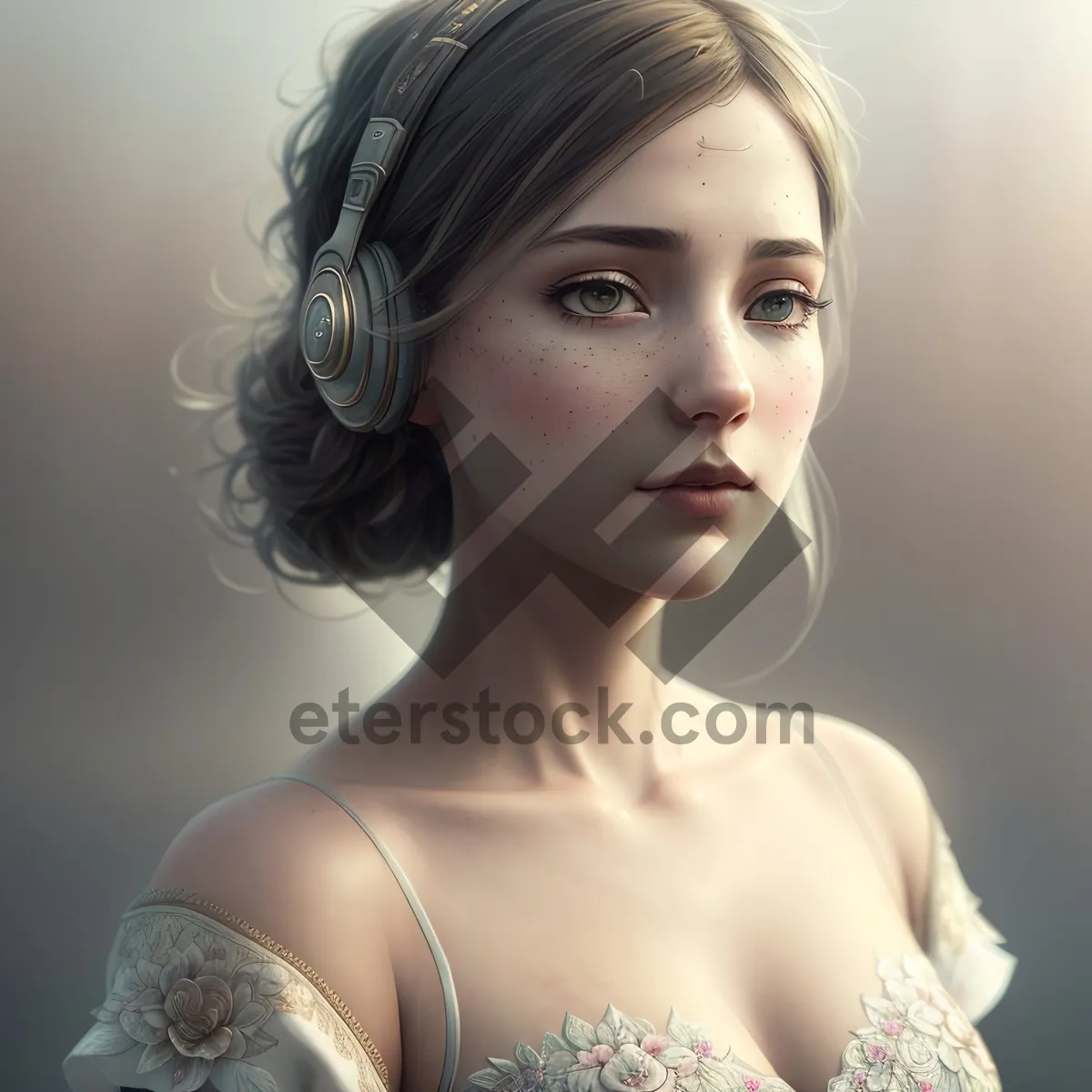 Picture of Elegant Princess Fashion Portrait: Sensual and Attractive