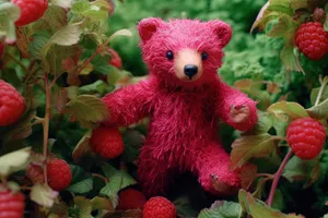 Furry Brown Teddy Bear Toy Gift for Valentine's Day