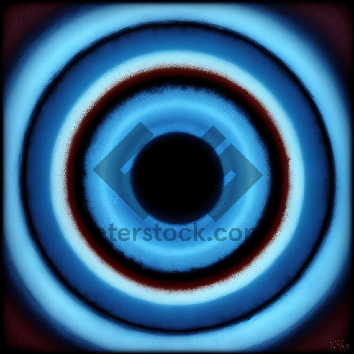 Picture of Abstract Light Coil Art: Colorful Textured Pattern Design