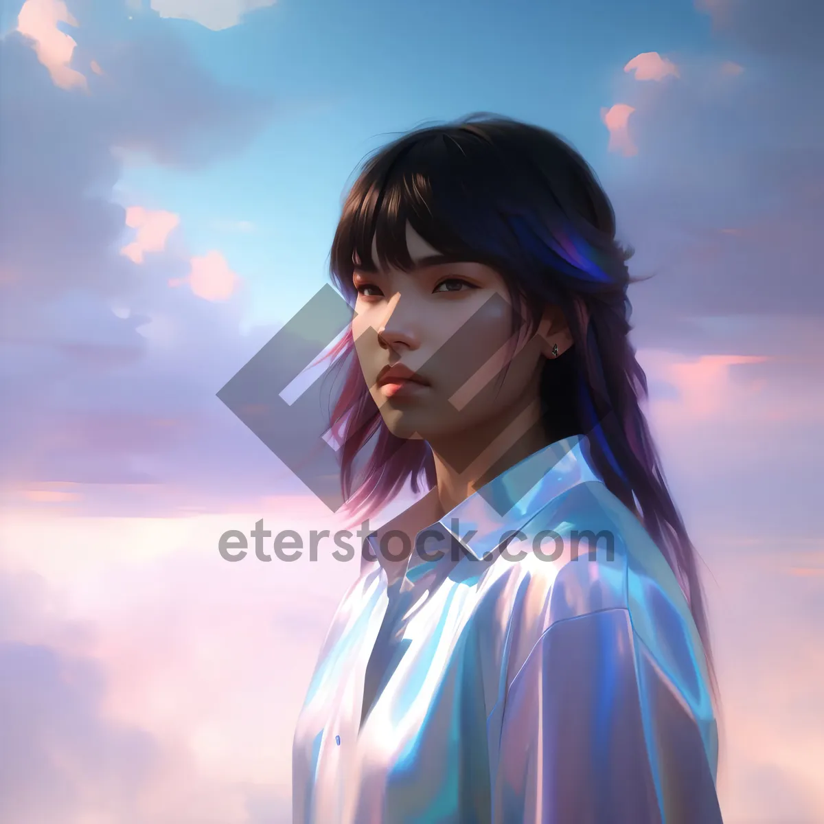 Picture of Smiling Oriental Business Lady - Portrait of a Pretty Asian Professional