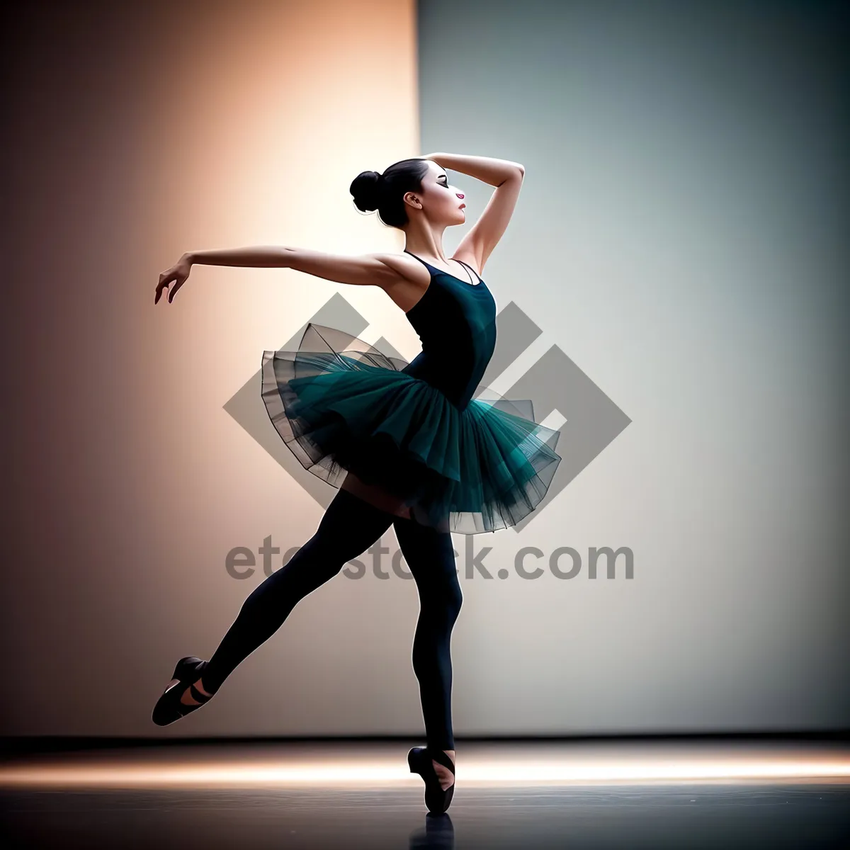 Picture of Ballet Artistry: Elegant Acrobat in Motion
