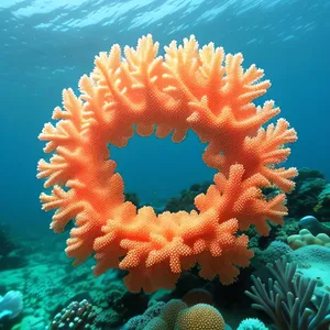 Colorful Sunlit Colony of Sea Anemones