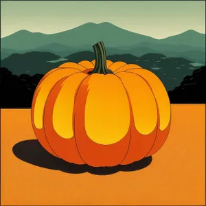 Harvest Season's Spooky Illumination: Pumpkin Jack-o'-Lantern