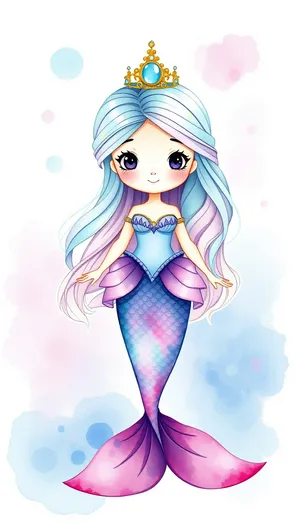 Princess cartoon clip art drawing.