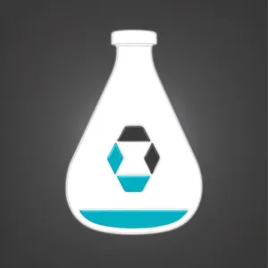 Transparent Glass Beaker with Poisonous Liquid