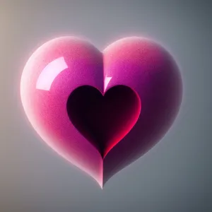 Vibrant Valentine's Day Heart Art