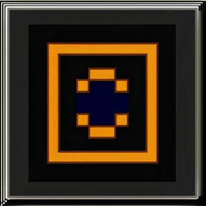 3D Digital Clock with Blank Frame Design