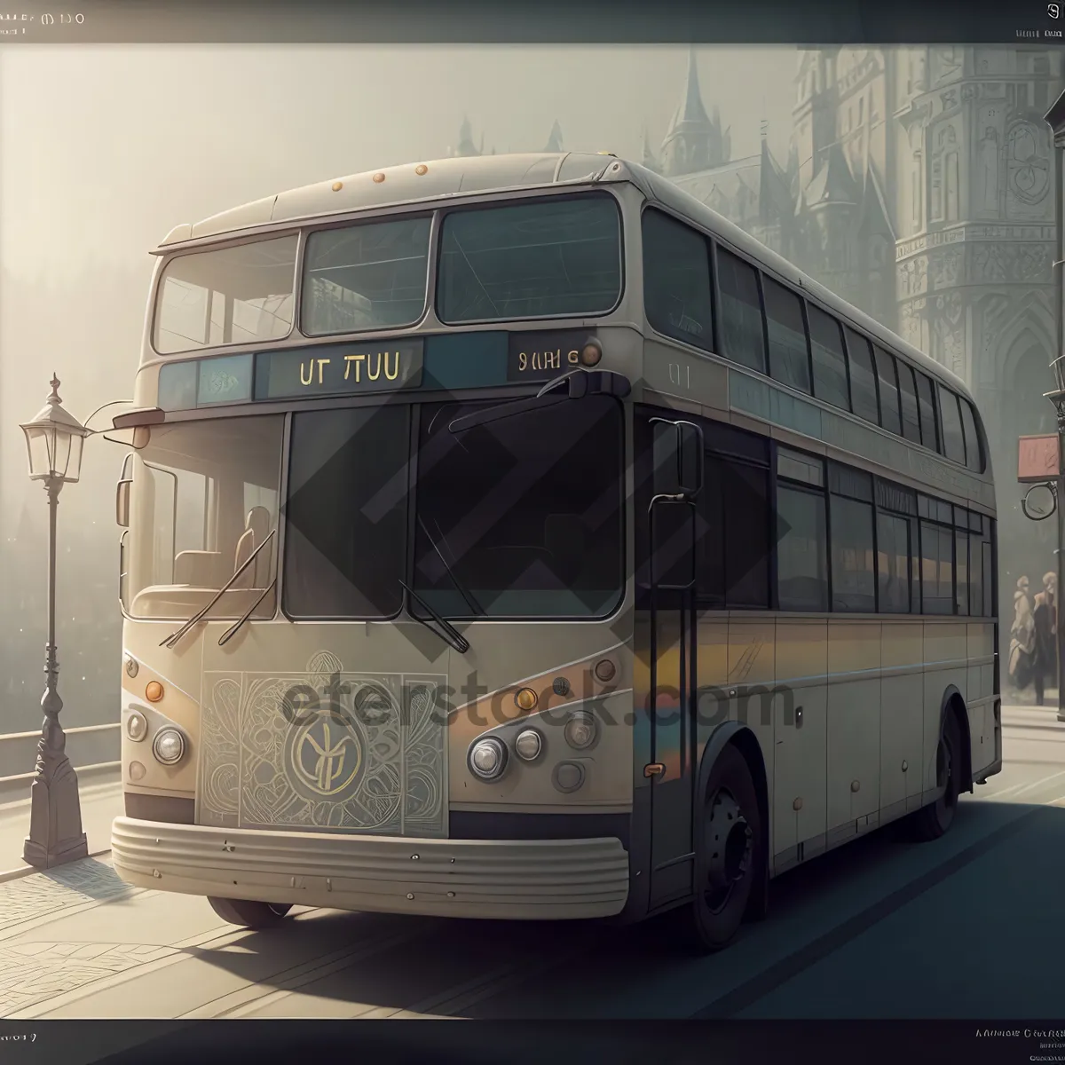 Picture of Urban Transport: Trolleybus On City Street