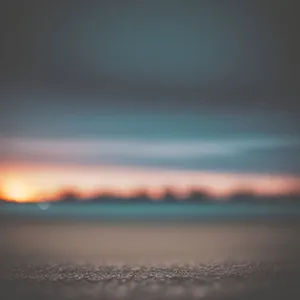 Golden Sunset over Ocean Waves