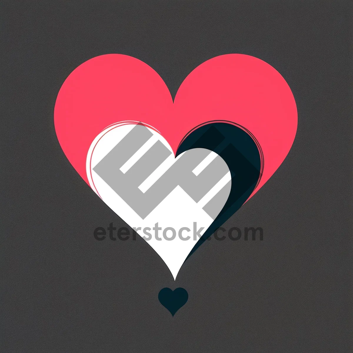 Picture of Love-filled Valentine's Day Card Design with Hearts