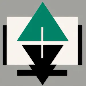 Symbolic Graphic Arrow Icon Design