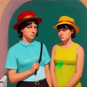 Happy male construction worker in helmet