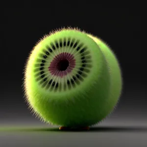 Freshly sliced kiwi, bursting with vitamins and sweetness.