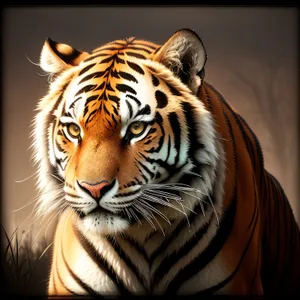 Majestic Tiger: The Graceful Hunter