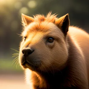 Wild Lioness Staring Intensely - Majestic Safari Predator