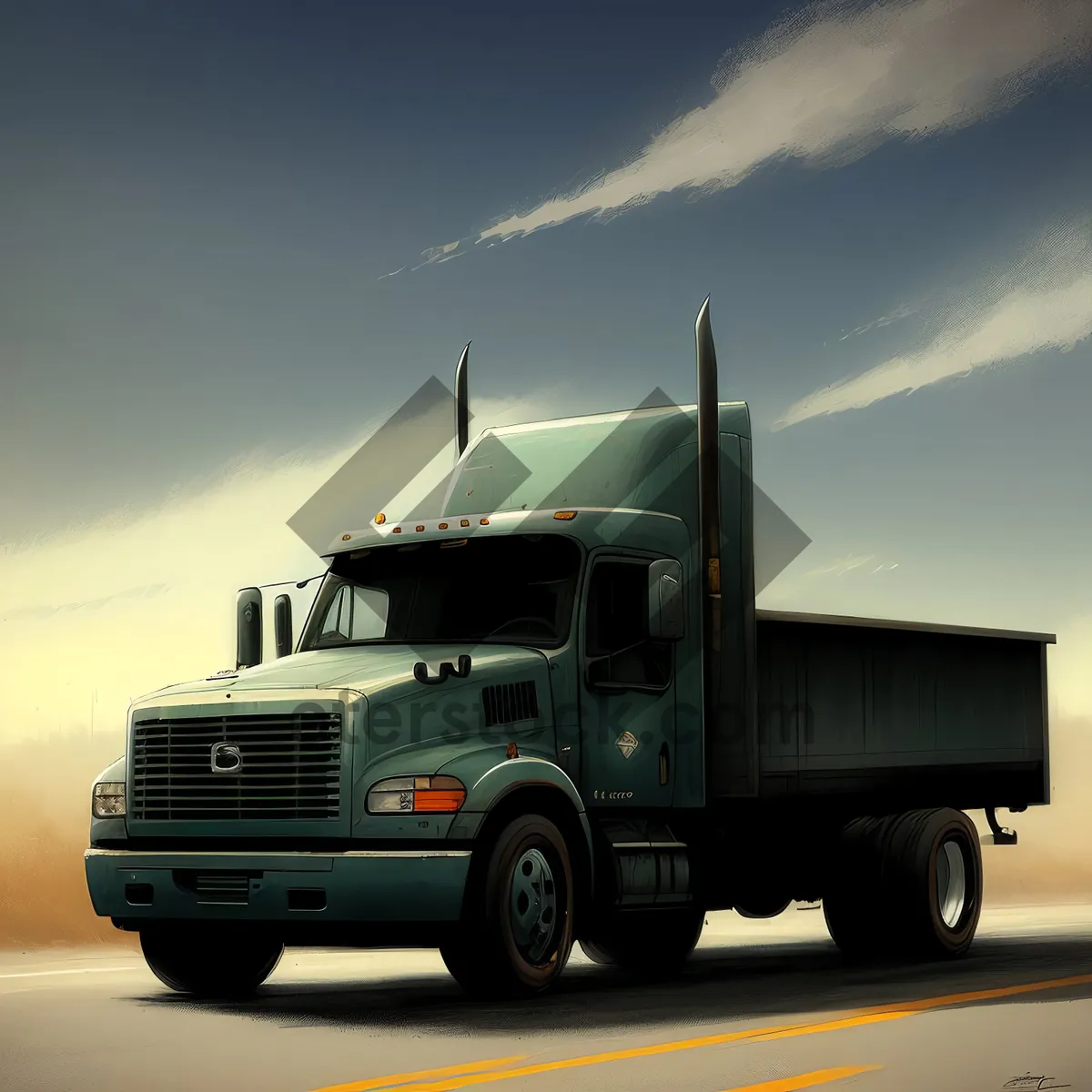 Picture of Highway Haul: Fast and Efficient Trucking for Cargo Delivery