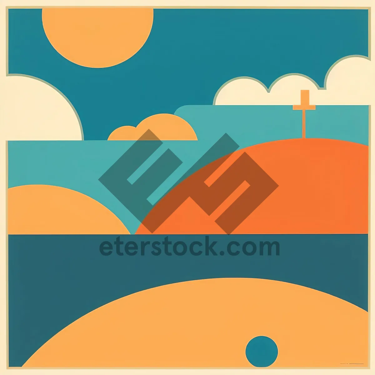 Picture of Abstract Graphic Design Element - Symbol