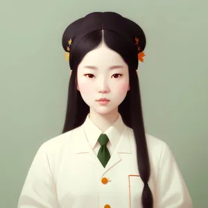 Happy Smiling Nurse in Professional Uniform