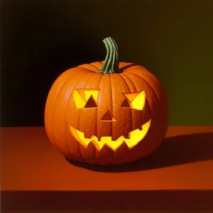 Spooky Glowing Pumpkin Lantern