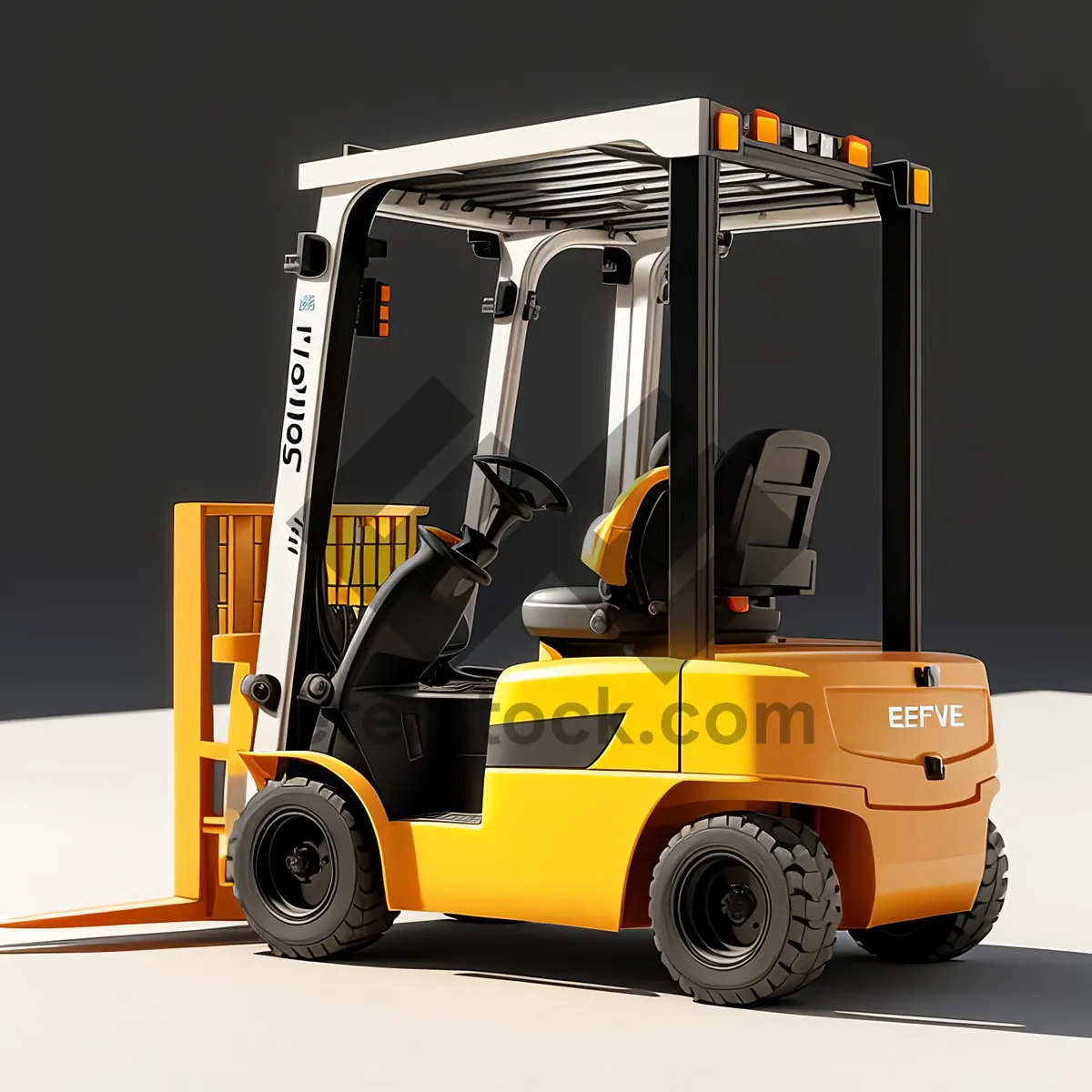 Picture of Heavy-duty Forklift Truck in Warehouse