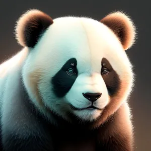 Adorable Giant Panda - Majestic Bear in Wildlife