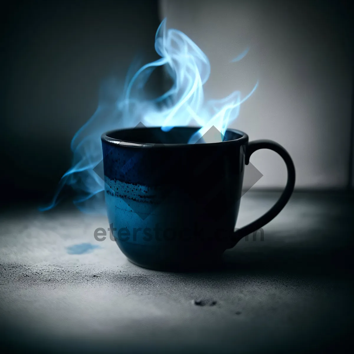 Picture of Morning Cup of Brew: Aromatic Mug of Hot Coffee