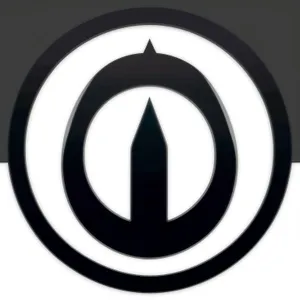 Web Icon Set: Glossy Black Circle Buttons