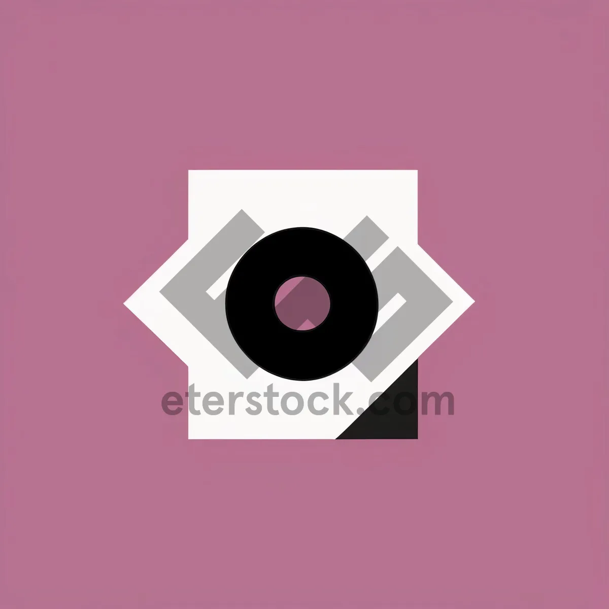 Picture of 3D Music Circle Design - Diskette Symbol