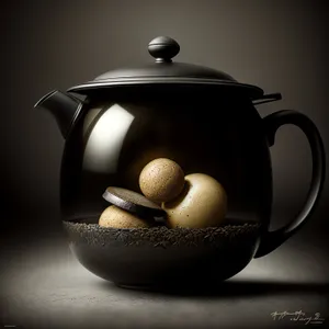 Ceramic Teapot with Cup for Hot Beverages