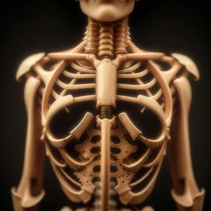 Anatomical Human Skeleton - Medical Science X-Ray