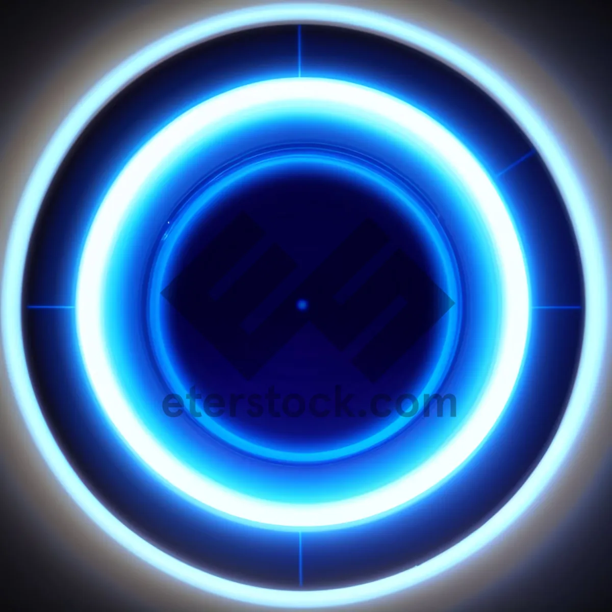 Picture of Blaze Button: Shiny Circular Web Graphic