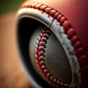 Close-up of Baseball Glove for Sports Game